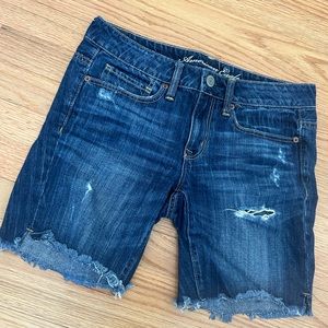 America Eagles denim shorts